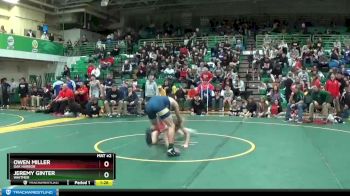 138 lbs Semifinal - Jeremy Ginter, WHITMER vs Owen Miller, OAK HARBOR