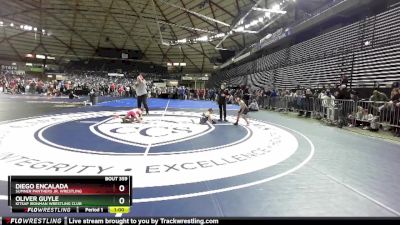 70 lbs Cons. Round 2 - Diego Encalada, Sumner Panthers Jr. Wrestling vs Oliver Guyle, Kitsap Ironman Wrestling Club