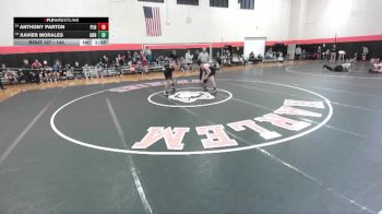 144 lbs Champ. Round 2 - Xavier Morales, Carol Stream (GLENBARD NORTH) vs Anthony Parton, Plainfield (NORTH)