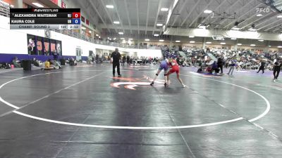 117 lbs Champ. Round 3 - Alexandra Waitsman, William Jewell College vs Kaura Cole, Unattached