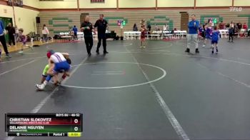 48-52 lbs 3rd Place Match - Delainie Nguyen, Headhunters vs Christian Slokovitz, Williamsburg Wrestling Club