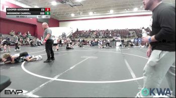 70 lbs Rr Rnd 2 - Cooper Goodman, Chandler Takedown Club vs Woodrow Carroll, Cushing