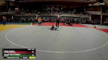 72 lbs Quarterfinal - Blake DeLaForest, Blaine vs Teeg Mursu, NYM (New York Mills)