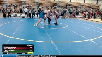 285 lbs Cons. Round 4 - Oleg Simakov, Harper CC vs Kael Morlock, Joliet Junior College