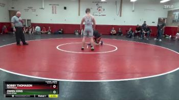 285 lbs Cons. Semi - Owen King, Muscatine vs Bobby Thomason, Mediapolis