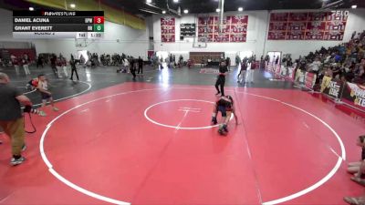 99-108 lbs Round 2 - Daniel Acuna, Dog Pound Wrestling vs Grant Everett, Riverside Rascals