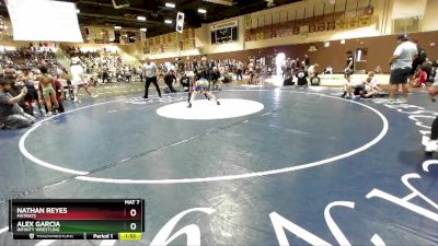 97 lbs Cons. Round 2 - Alex Garcia, Infinity Wrestling vs Nathan Reyes, Matrats