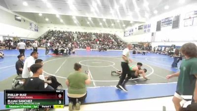 150 lbs Champ. Round 1 - Elijah Sanchez, Victor Villains Wrestling Club vs Phillip Ruiz, Valley View High School