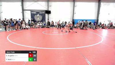 129 lbs Semifinal - Vincent Augello, Team Gotcha vs Tyler Watt, NC United