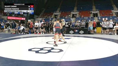 157 lbs Cons. Rd Of 64 - Elliott Crews, Virginia vs Konnor Fordyce, Idaho