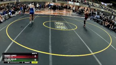 215 lbs Round 3 (4 Team) - Kyler Sallis, Don Bosco vs Mario Lopez, Vacaville