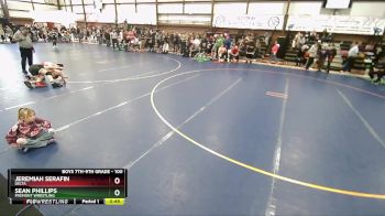 100 lbs Cons. Round 3 - Jeremiah Serafin, Delta vs Sean Phillips, Fremont Wrestling
