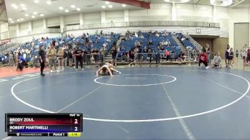 132 lbs Cons. Round 3 - Brody Zoul, OH vs Robert Martinelli, IL