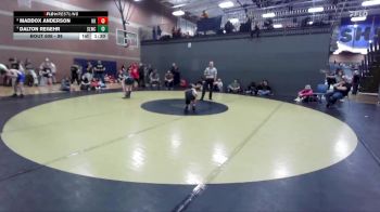 98 lbs Round 2 - Maddox Anderson, Kuna Klub vs Dalton Regehr, Sandpoint Legacy Wrestling Club