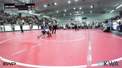 64 lbs Rr Rnd 1 - Abel Horne, Springdale Youth Wrestling vs Callan Carson, Salina Wrestling Club
