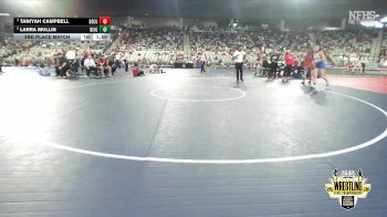 G6A-125 lbs 3rd Place Match - Taniyah Campbell, DEL CITY (Girls) vs Larra Mullin, BIXBY (Girls)