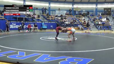 141 lbs Semifinal - Evan Rodriguez, Cowley College vs Jordan Cullors, Labette Community College