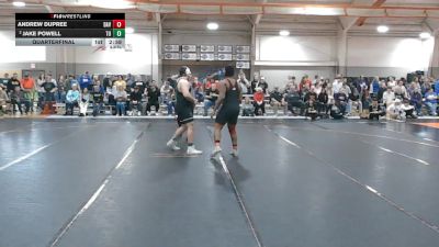285 lbs Quarterfinal - Andrew Dupree, Davenport vs Jake Powell, Tiffin