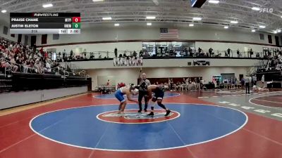 215 lbs 4th Wrestleback (16 Team) - Praise Chane, Mt. Pisgah Christian School vs Justin Eleton, Bremen