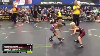 46 lbs Round 5 (6 Team) - Henry Hoffmann, Combative Sports Athletic Center vs Braxton Thompson, Untouchables Purple