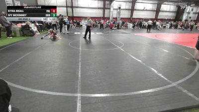 78 lbs Rr Rnd 3 - Kyra Beall, Philadelphia vs Ivy Mckinney, Souderton