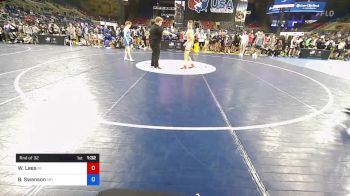 106 lbs Rnd Of 32 - Wyatt Lees, Michigan vs Brett Swenson, Minnesota