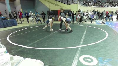 88 lbs Round Of 32 - Caysen Wahl, Bristow vs Connor Taylor, Shawnee Middle School