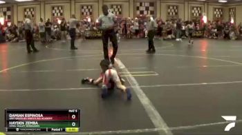 40/43 Round 1 - Damian Espinosa, Grit Grizzlies Wrestling Academy vs Hayden Zemba, Steel Valley Renegades