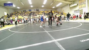 98 lbs Consi Of 8 #2 - Carson Huffman, Fort Gibson Youth Wrestling vs Liam Hanley, Vinita