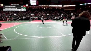 85 lbs Quarterfinal - Chuck Woernley, NTO1 vs Zandon Dickerson, SLW1