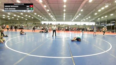 90 lbs Rr Rnd 3 - Abram Whitaker, North Carolina National Team Blue vs Dom Sindone, TSB