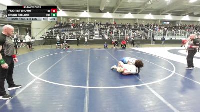 215 lbs Semis - Carter Brown, Team Missouri Select vs Bruno Pallone, Hardin Wrestling Club