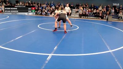 285 lbs Round 1 - Ryder Morris, Great Bend HS vs Dylan Johnson, Kearney