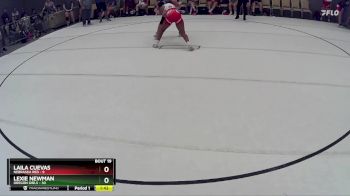138 lbs Round 5 (8 Team) - Laila Cuevas, Nebraska Red vs Lexie Newman, Oregon Girls