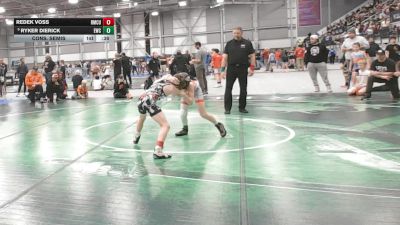 78 lbs Cons. Semis - Redek Voss, Roseburg Mat Club /Umpqua Valley Wrestling Associaction vs Ryker Dierick, Elma Wrestling Club