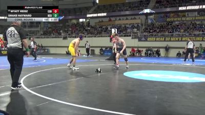 174 lbs Cons. Round 1 - Drake Hayward, Minnesota St. vs Wyatt Reisz, Colo. Sch. Of Mines