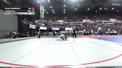 145 lbs Semifinal - Elijah Kennerson, Cascade Wrestling vs Carson Hill, North Fremont