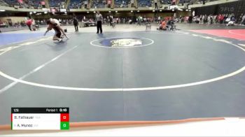 126 lbs Quarterfinal - Aurelio Munoz, Joliet Catholic Academy vs Bodee Fathauer, Shelbyville