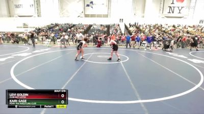 113 lbs Cons. Round 3 - Levi Goldin, Club Not Listed vs Kairi Gage, Penn Yan Wrestling Club