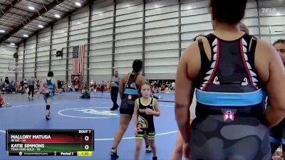 180 lbs Semis - R1 Wb - MALLORY MATUGA, ISI WC vs Katie Simmons, Team Ohio Gold