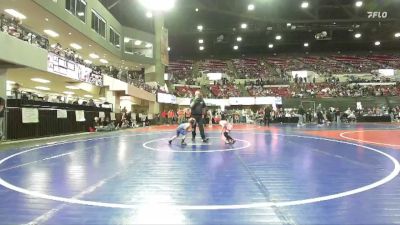 40 lbs Cons. Round 4 - Arrien Crowell, NW Spartans Wrestling vs Lincoln VonRuden, Glendive Mat Devils