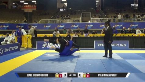 Ryan Thomas Wight vs Blake Thomas Holton 2026 Pan Jiu Jitsu IBJJF Championship