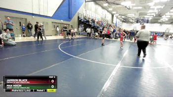 88 lbs Champ. Round 2 - Jamison Black, Uintah Jr High Wrestling vs Max Nixon, Green Canyon Wrestling