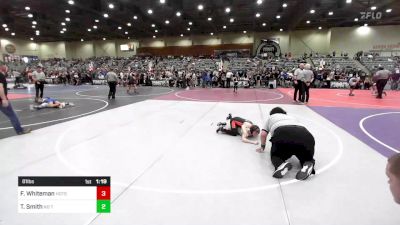 81 lbs Quarterfinal - Forrest Whiteman, Hotshots Wrestling vs Trayson Smith, No Team