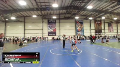 100 lbs Rd# 5- 3:45pm Friday Final Pool - Bode Bratsburg, Nebraska Elite vs Griffin McNair, NCWAY National Team