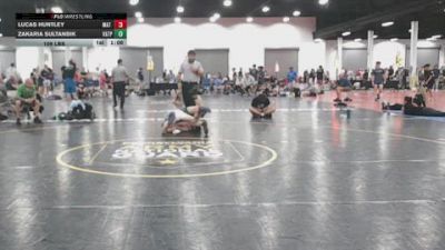 109 lbs Rr Rnd 4 - Lucas Huntley, Mat Warriors Fire - BHSE vs Zakaria Sultanbik, VA Team Predator - BHSE
