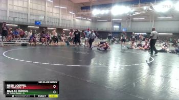 113 lbs Placement Matches (16 Team) - Dallas Owens, MF Purge Black vs Reed Loeffel, Mid TN Maulers