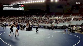 114-D2 3rd Place Match - Sienna Taylor, San Manuel Jr./Sr. High School vs Adianna Ponce, Parker High School