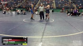 2A 285 lbs Champ. Round 1 - Michael Vazquez, McMichael vs Joshua Hess, East Burke