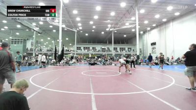 134 lbs Rr Rnd 4 - Drew Churchill, River Valley Rebels - HSAm vs Colton Price, Team Eagles - HSAm
